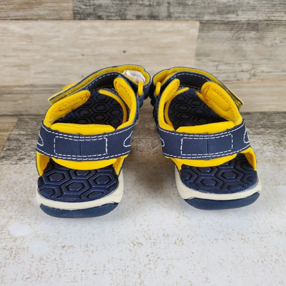 Timberland Infant Adventure Seeker Kids 2-Strap Sandals Sz 11 Blue Hook & Loop
